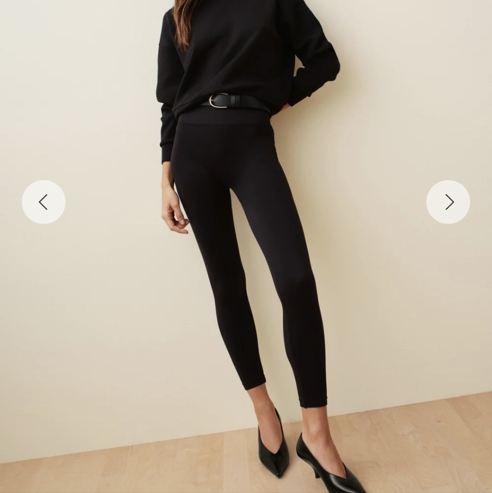 SPANX Black High-Rise Pull-On Jeggings